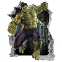 Vinilos decorativos 3d marvel superhéroe hulk